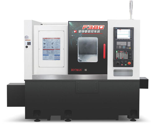 F380 Tăng độ cứng cao Chiếc trục chính xác cao Máy quay CNC dọc F380 Sức bền đa dụng