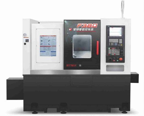 F380 Tăng độ cứng cao Chiếc trục chính xác cao Máy quay CNC dọc F380 Sức bền đa dụng