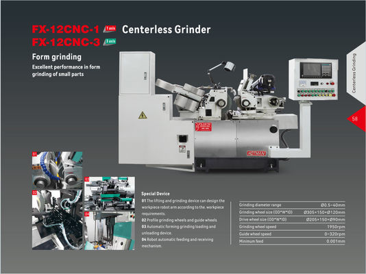 1950RPM Tốc độ bánh trượt Máy trượt không trung tâm tự động để trượt chính xác